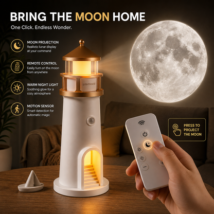 Moon Lighthouse Lamp