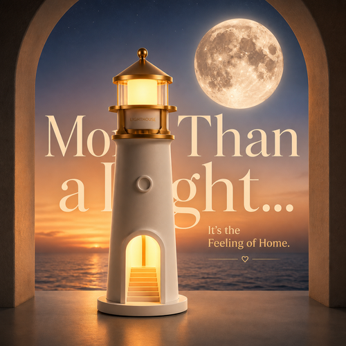 Moon Lighthouse Lamp